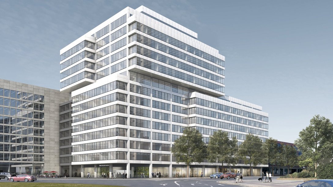 Visualisierung des Bürogebäudes Ernst-Reuter-Platz 6 in Berlin, Deutschland