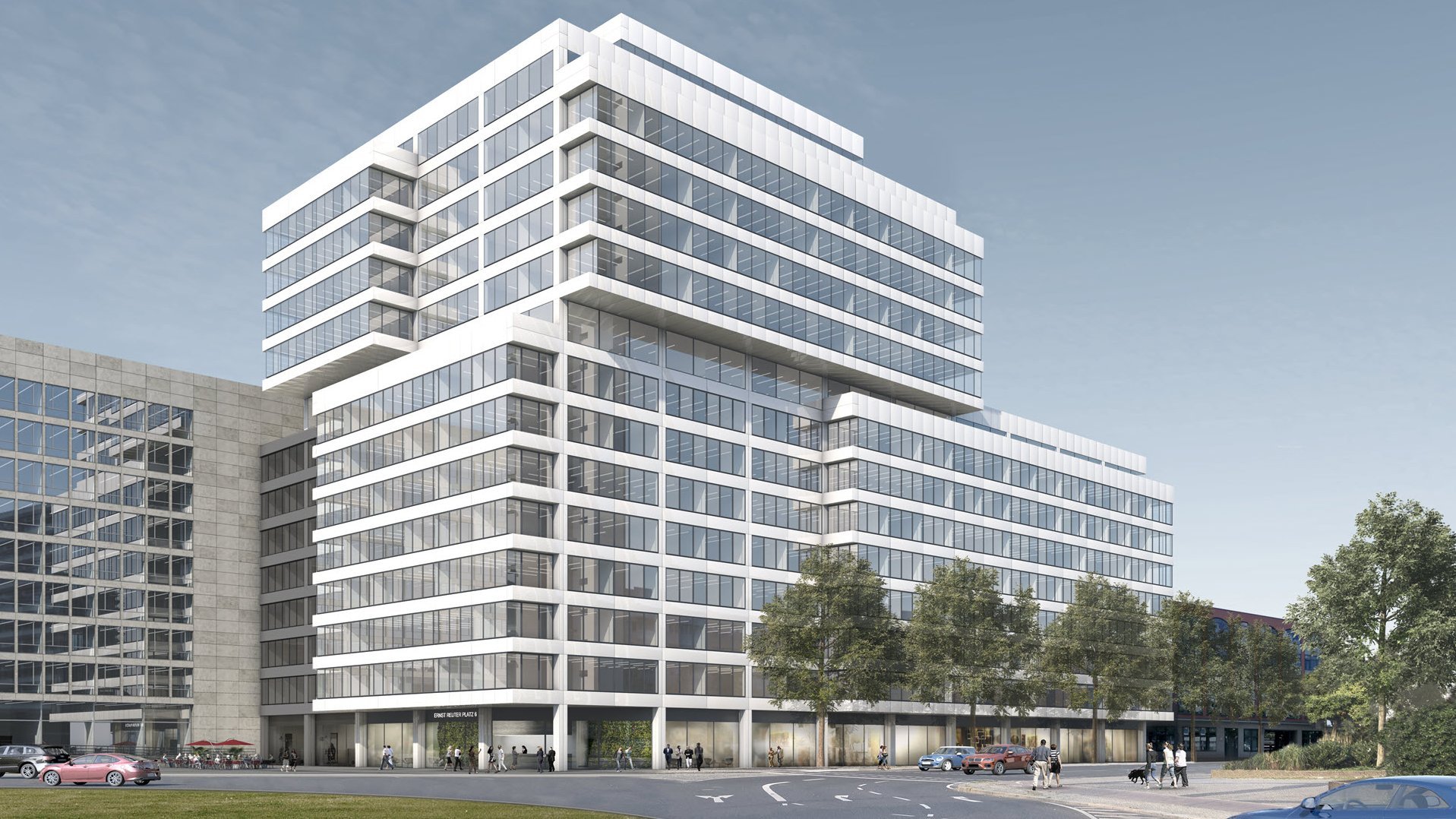 Office building Ernst-Reuter-Platz 6 in Berlin, Germany [