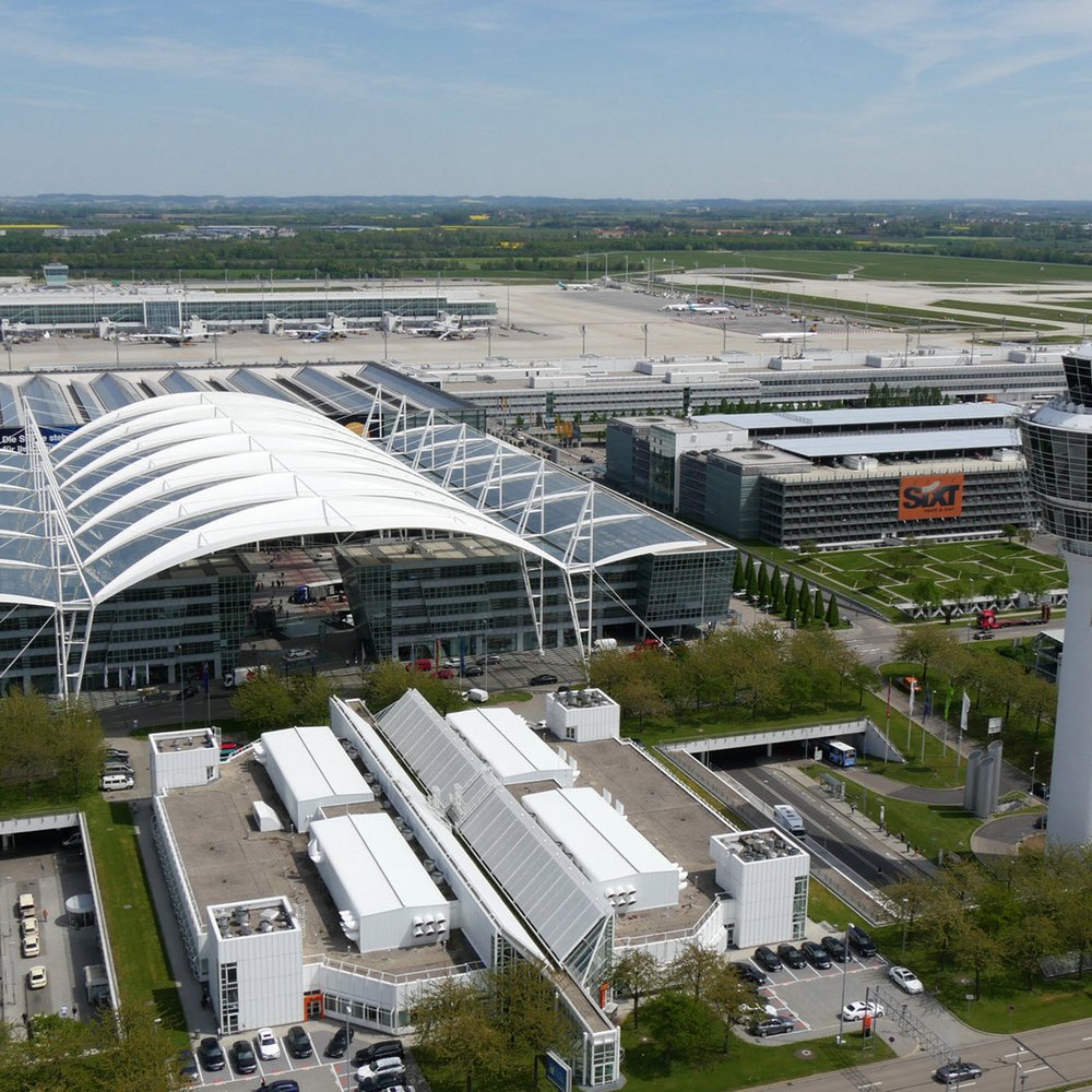 [References:]||Munich Airport Center and central building, Munich, Germany