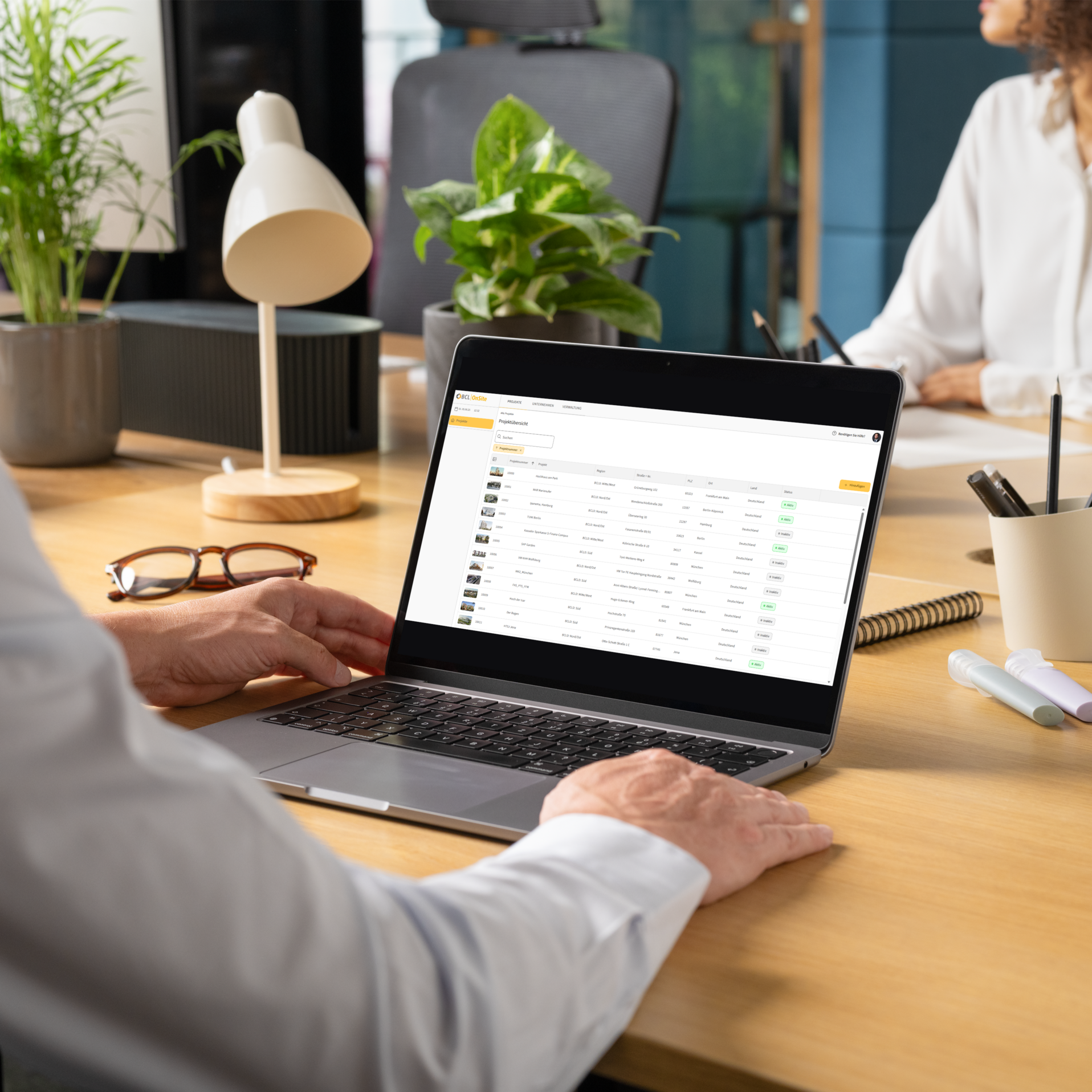 Unsere Software BCL|OnSite bietet viele Funktionen.