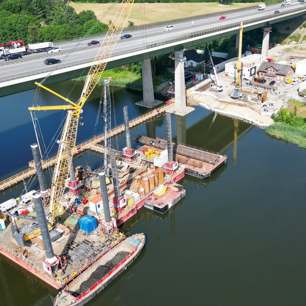 [References:]||Rader Hochbrücke / A7 Motorway – Replacement Construction, Borgstedt, Germany