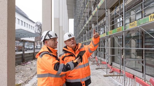 BCL employees on the Aarau Cantonal Hospital project