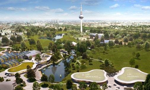 Luisenpark, Neue Parkmitte, Mannheim, Deutschland