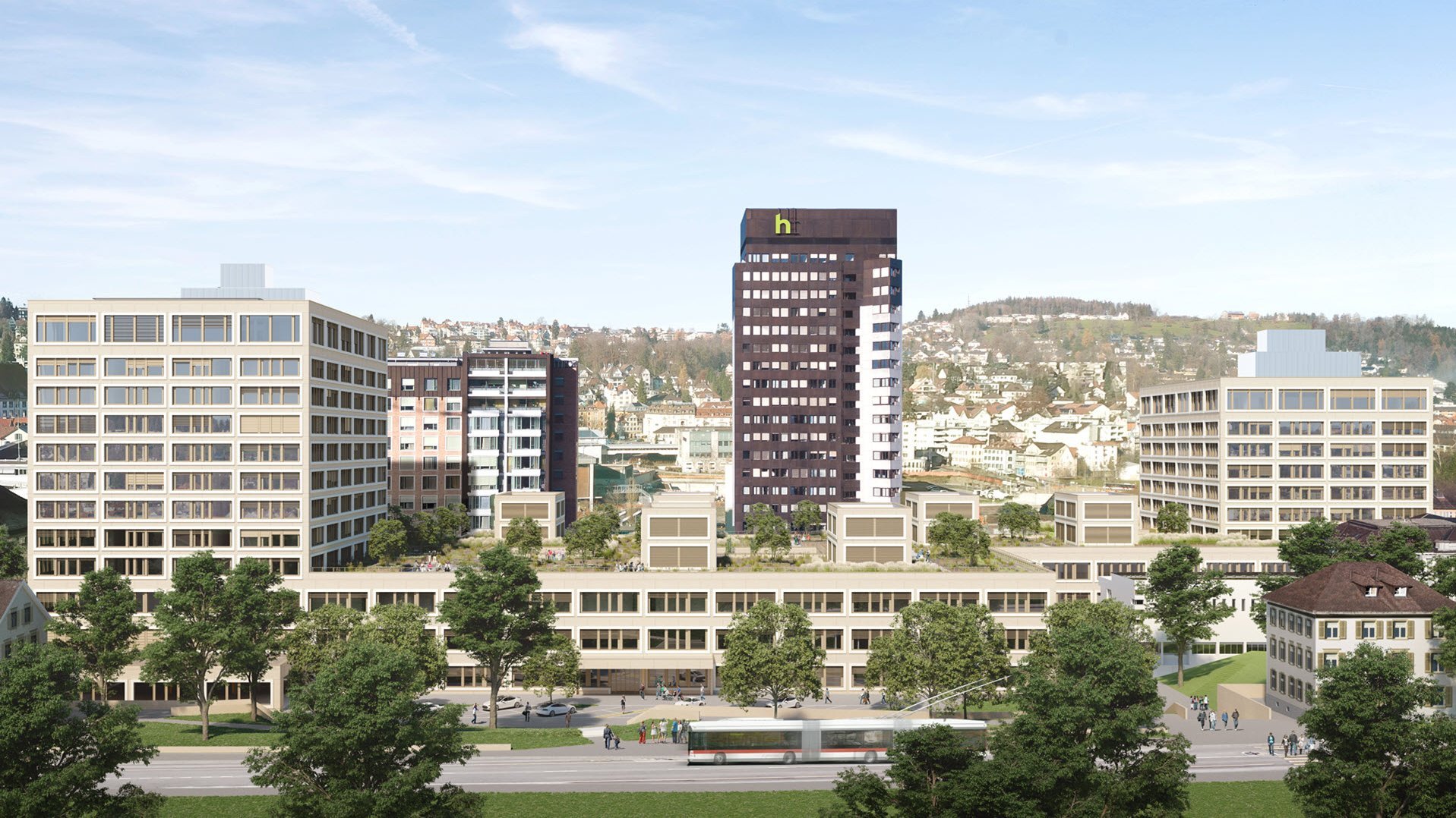 BCL project Cantonal Hospital St. Gallen, Switzerland